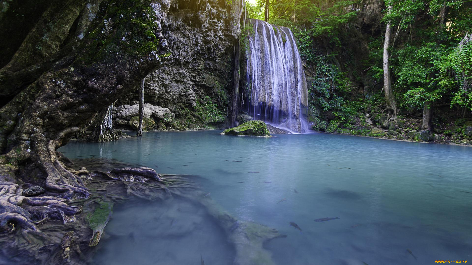 , , , erawan, , thailand, waterfall